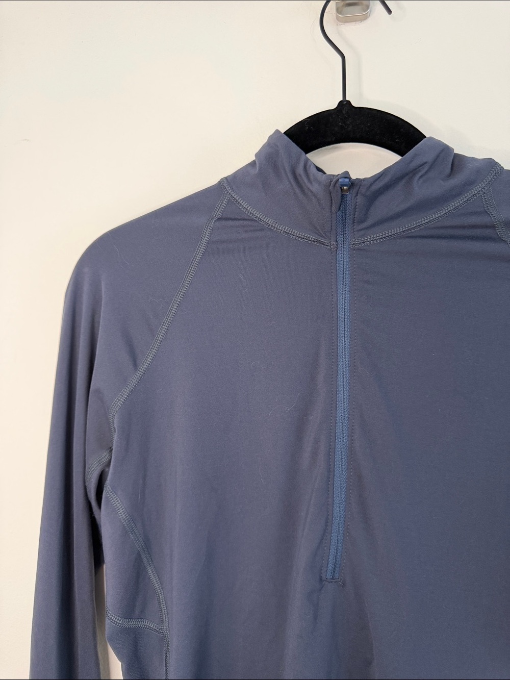 Mountain Hardwear Women's Long-Sleeve Half-Zip Top Dark Slate Blue Small - Picture 6 of 10